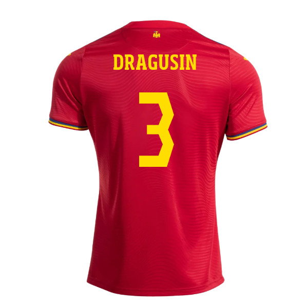 2025-2026 Romania Away Shirt (Dragusin 3)-SoccerKits Hub | Buy Soccer Jerseys Online